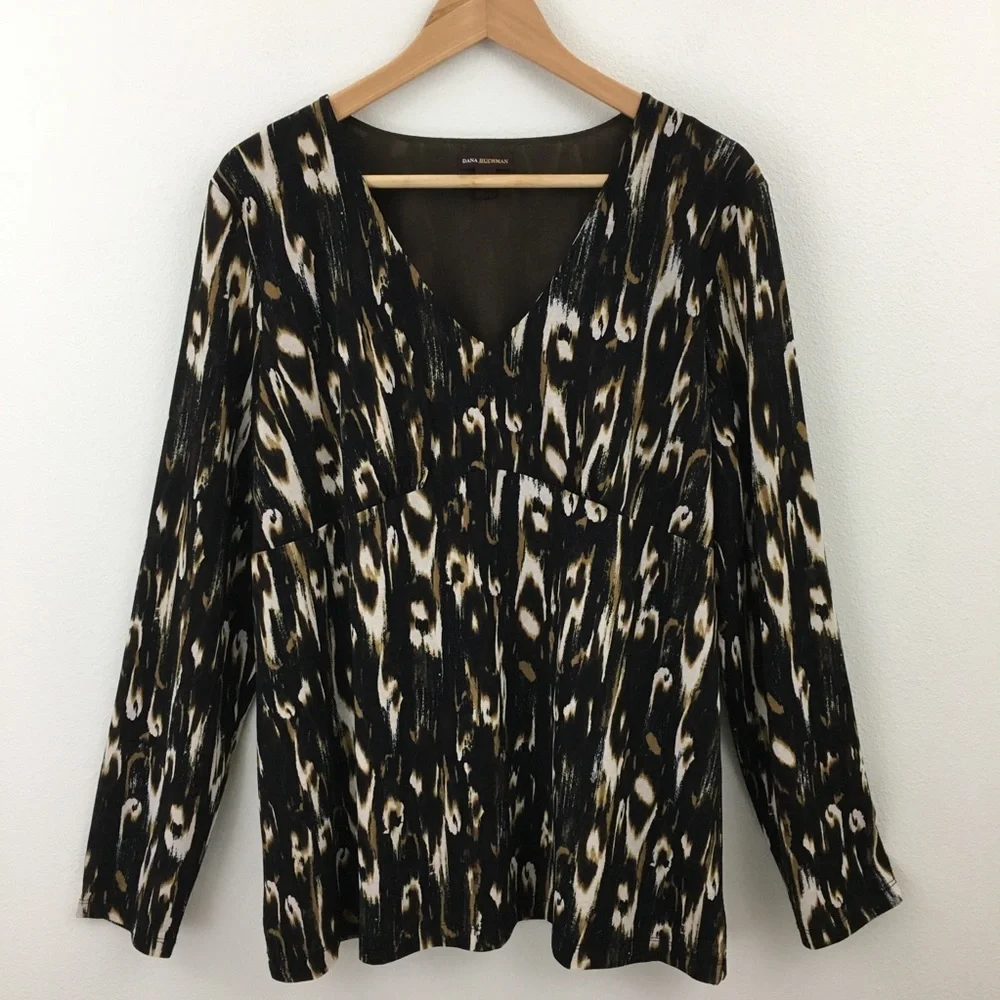 Dana Buchman | Long Sleeve Blouse - Picture 1 of 10